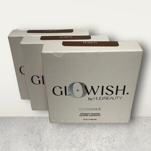 Huda beauty glowish luminous pressed powder SHADE 12 RICH NEW‎ LOT OF 3